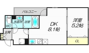 パセオ十三東の物件間取画像